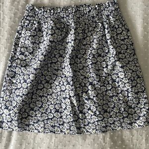 J.Crew floral mini skirt